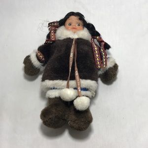Eskimo Girl Doll 10”